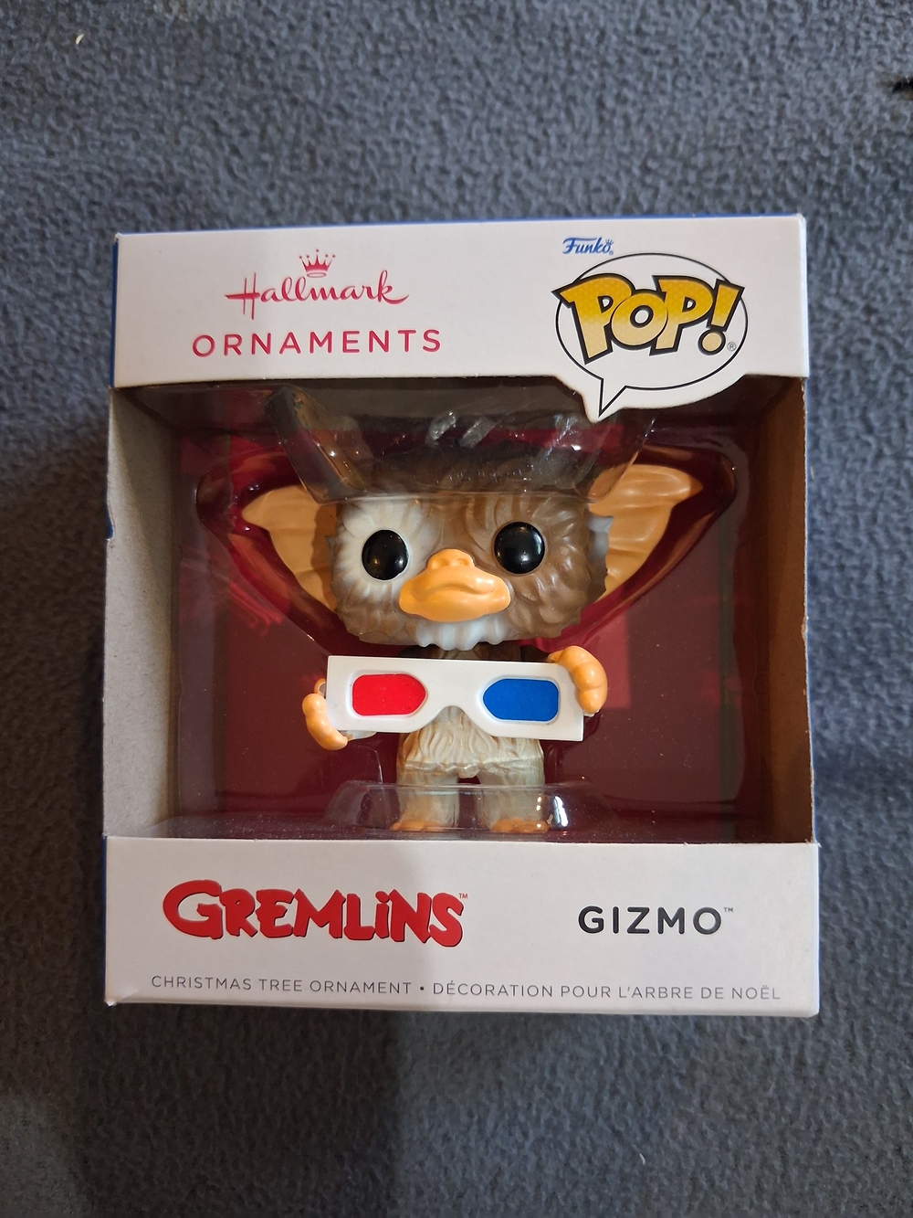 Hallmark Gizmo Ornament with Red & Blue 3D Glasses
